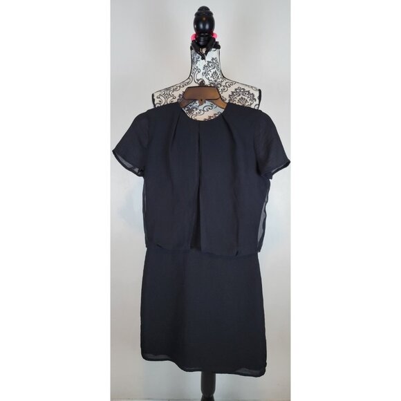 MAISON SCOTCH AND SODA Dresses & Skirts - SCOTCH & SODA Maison Black Dress Size 4 Petite The Little Black Dress Midi
